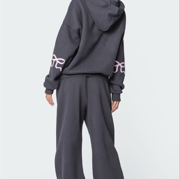 Edikted Gray Oversized Relaxed Hoodie - Picture 5 of 5